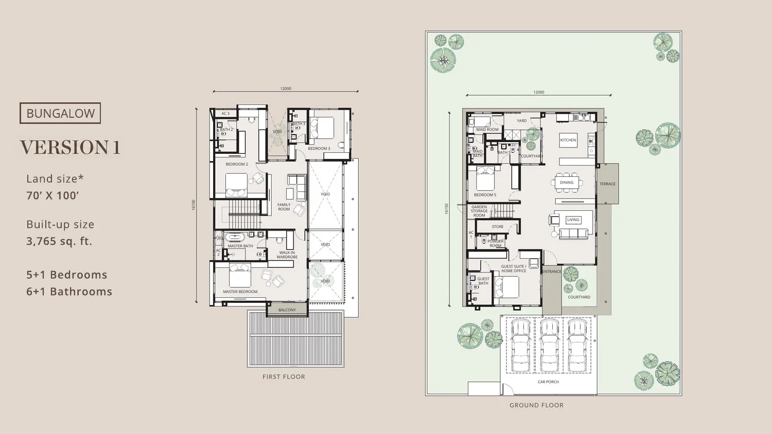 Version 1 floor plan