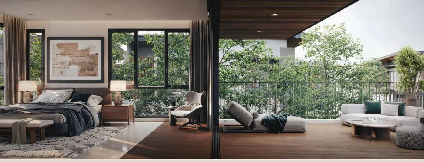 Private master balcony