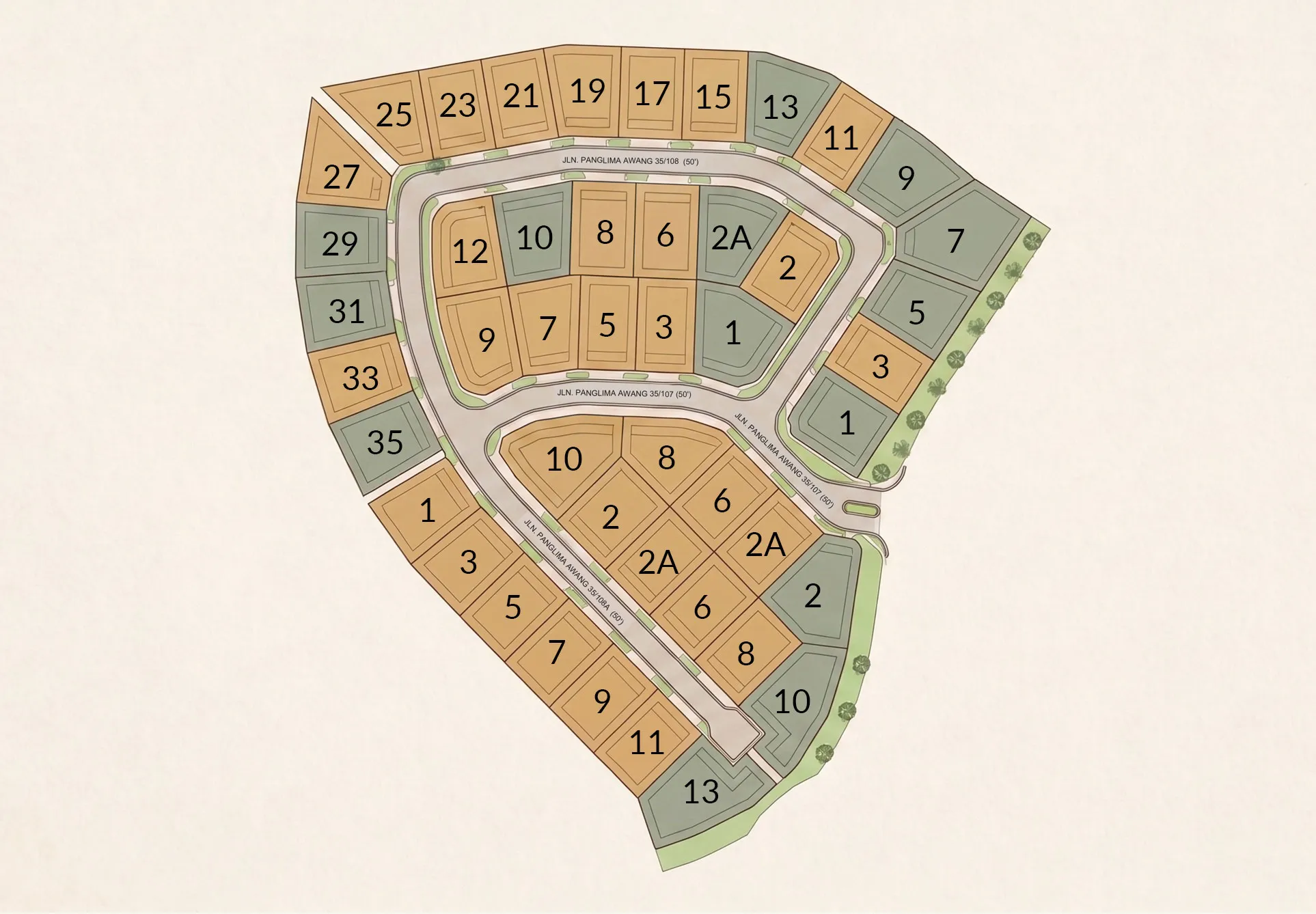 Master plan aerial view